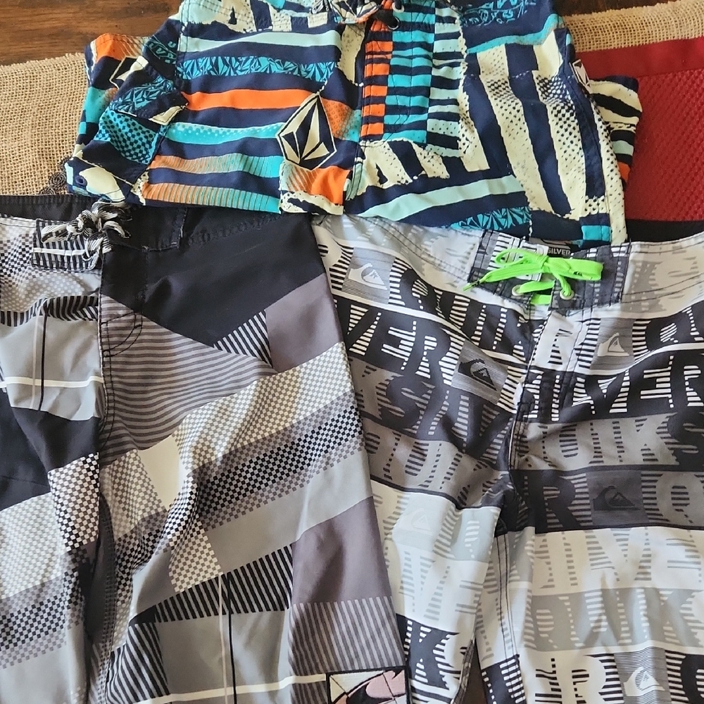 Volcom Multicolor Patterned Board Shorts